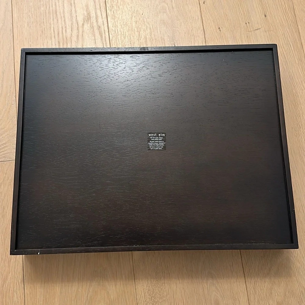 West Elm Wood Decor Tray